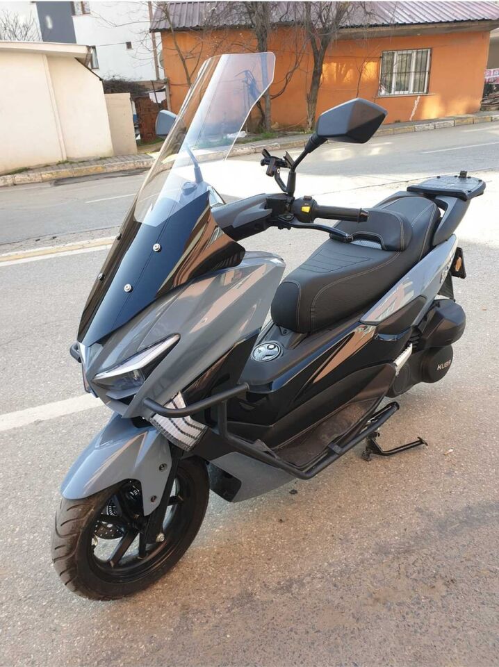 MOTOCAM Küba Chia 125 Ön Cam 2023-2026 Model 78cm Şeffaf Renkli 4mm UZUN