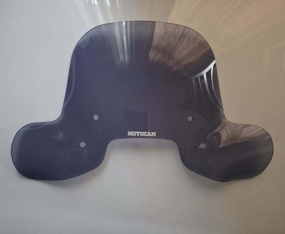 MOTOCAM Skyjet Ravida Ön Cam 2024-2026 Model 37cm Füme Renkli 4mm Elcikli APARATSIZ