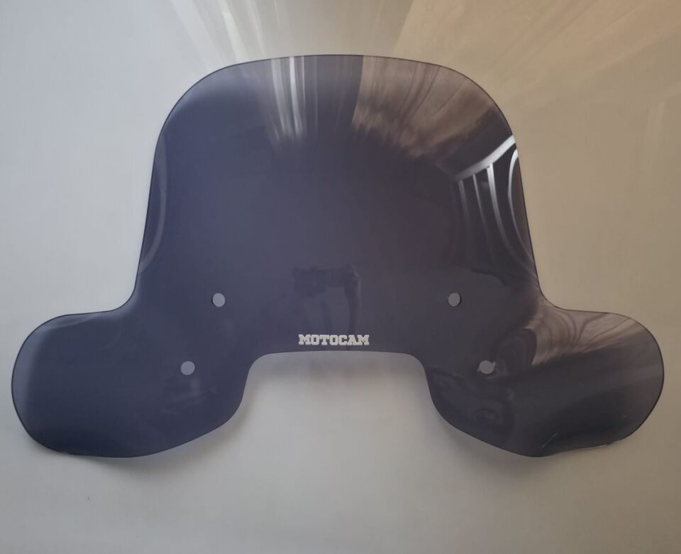 MOTOCAM Skyjet Ravida Ön Cam 2024-2026 Model 37cm Füme Renkli 4mm Elcikli APARATSIZ