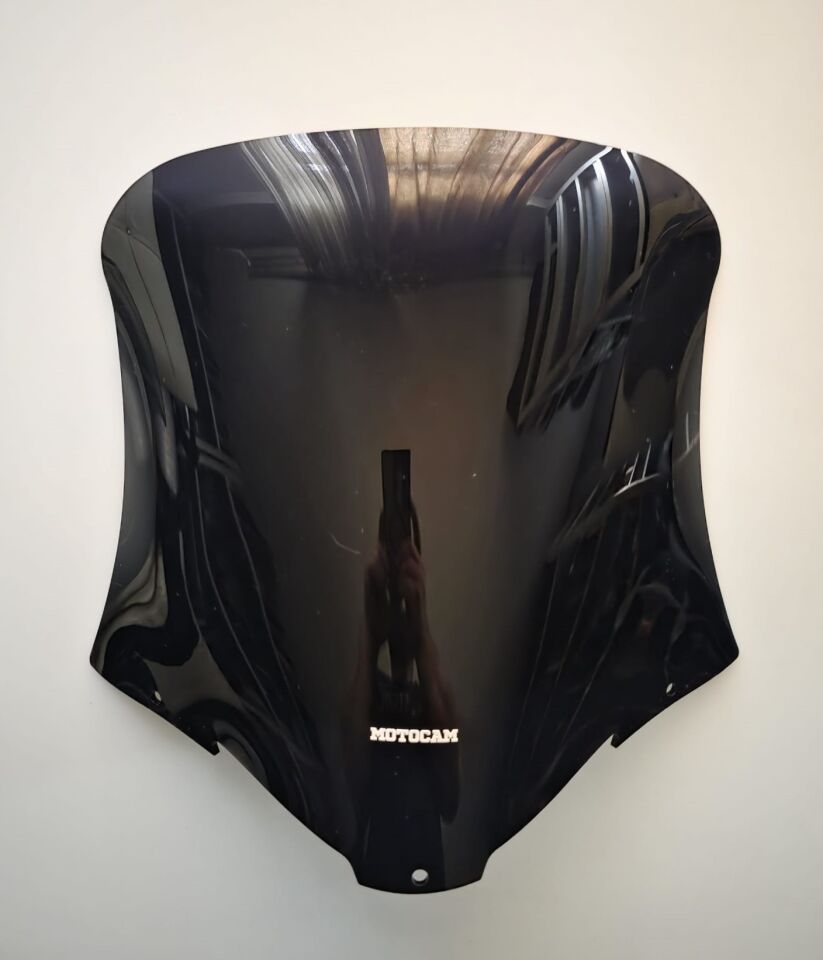 MOTOCAM Kanuni Classic 125 Ön Cam 2005-2012 Model 38cm Siyah Renkli