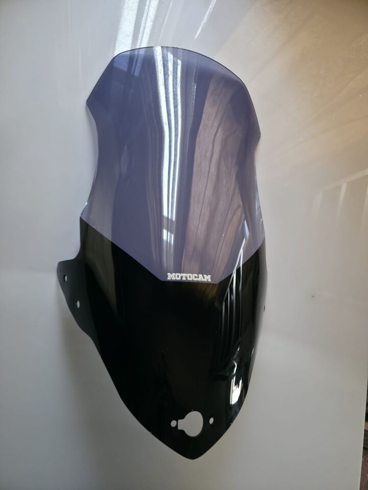 MOTOCAM Kymco Xtown 250 İ Ön Cam 2016-2026 Model 78cm Füme Renkli 4mm UZUN