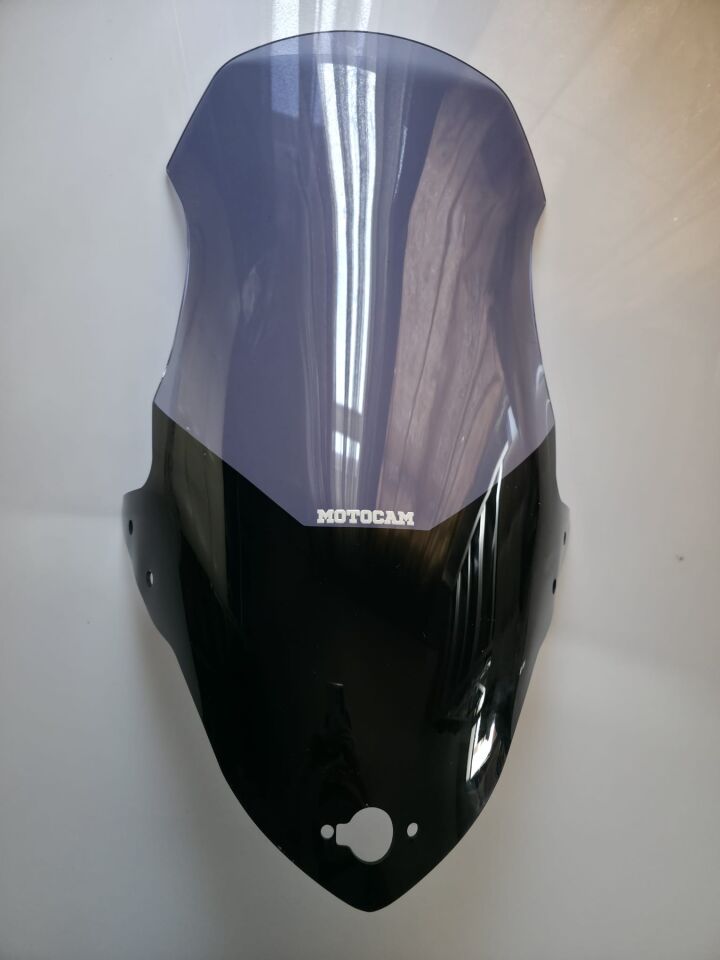MOTOCAM Kymco Xtown 250 İ Ön Cam 2016-2026 Model 78cm Füme Renkli 4mm UZUN