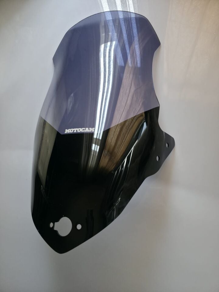 MOTOCAM Kymco Xtown 250 İ Ön Cam 2016-2026 Model 78cm Füme Renkli 4mm UZUN