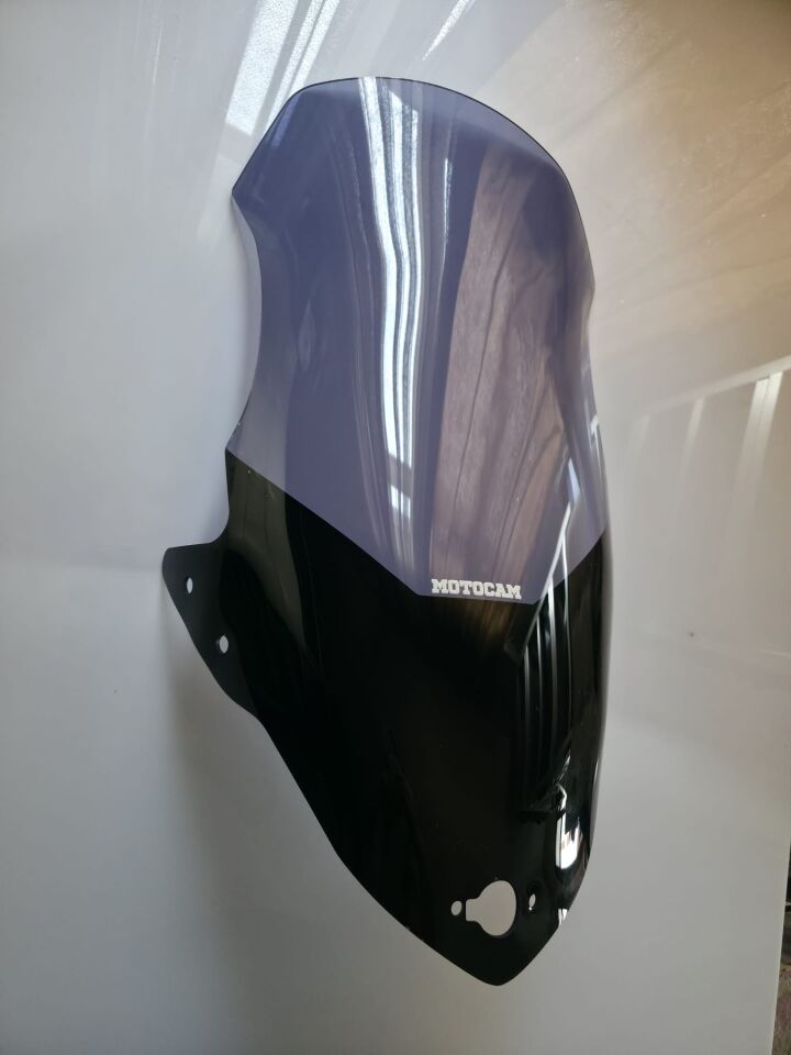 MOTOCAM Kymco Xtown 250 İ Ön Cam 2016-2026 Model 78cm Füme Renkli 4mm UZUN