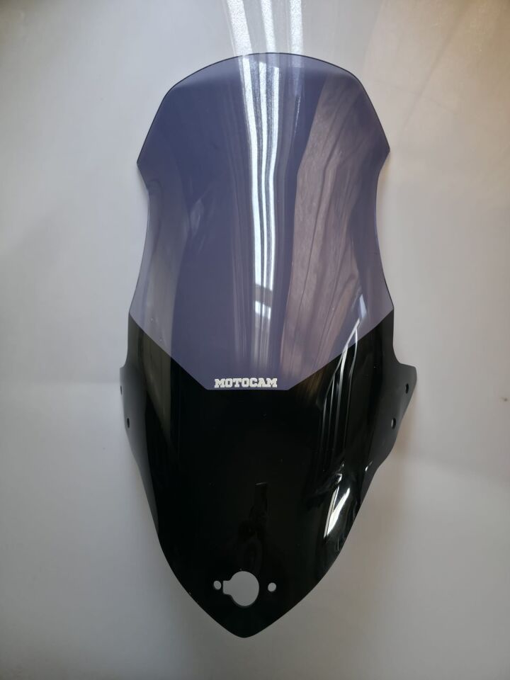 MOTOCAM Kymco Xtown 250 İ Ön Cam 2016-2026 Model 78cm Füme Renkli 4mm UZUN
