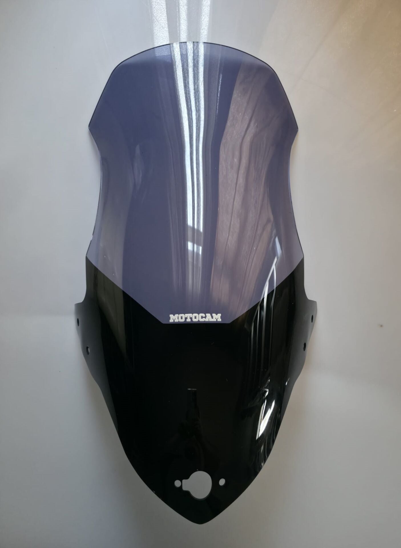 MOTOCAM Kymco Xtown 250 İ Ön Cam 2016-2026 Model 78cm Füme Renkli 4mm UZUN