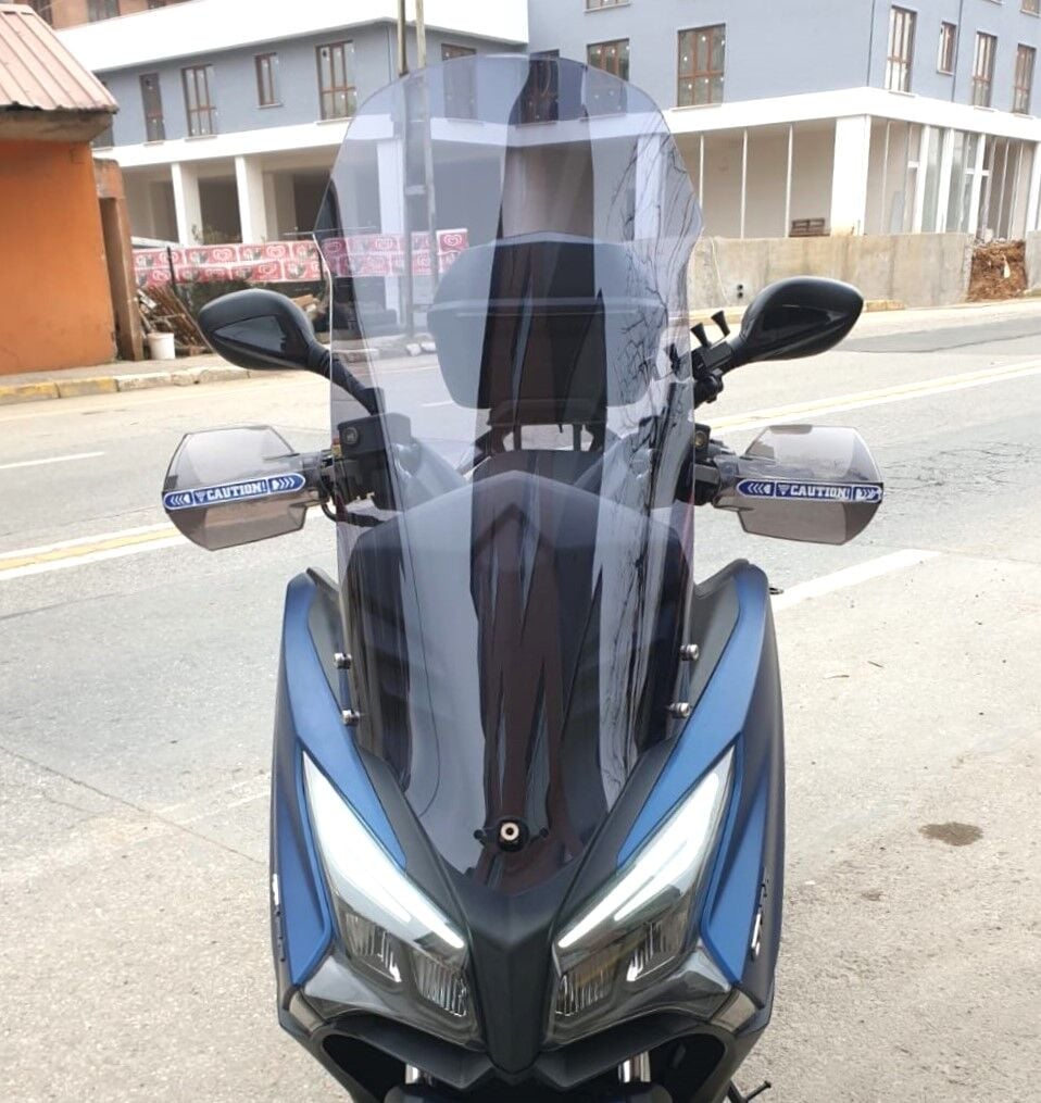 MOTOCAM Kymco Xtown CT 250 Ön Cam 2020-2026-2026 Model 83cm Füme Renkli 4mm UZUN