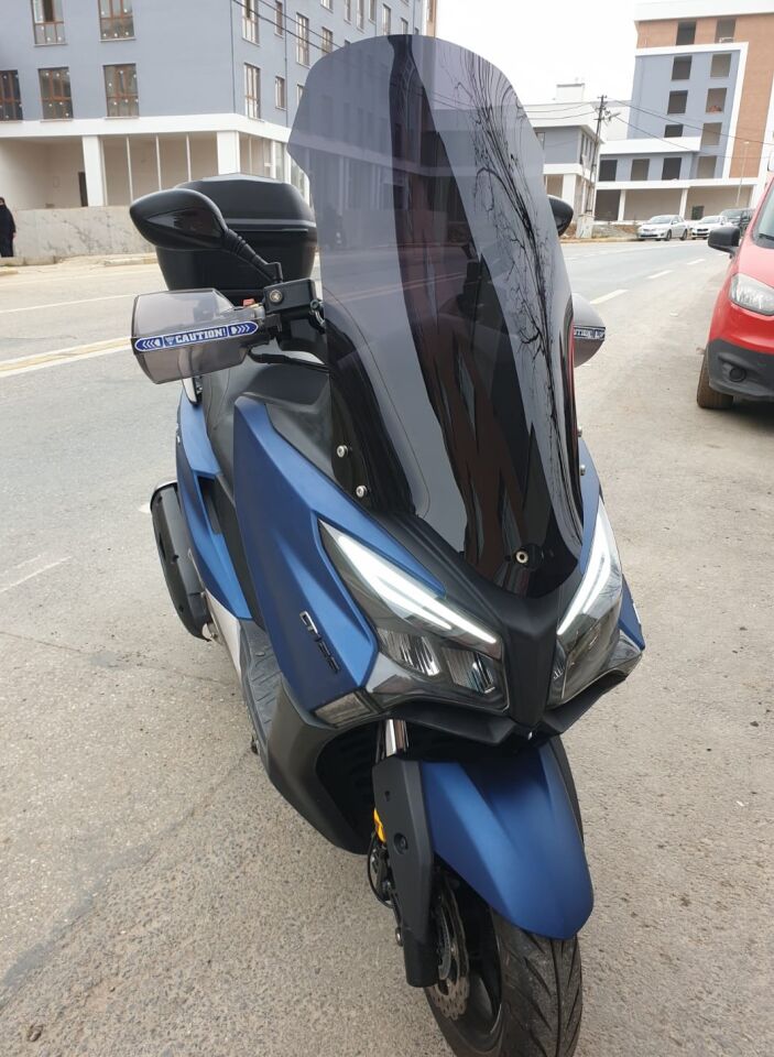 MOTOCAM Kymco Xtown CT 250 Ön Cam 2020-2026-2026 Model 83cm Siyah Renkli 4mm UZUN