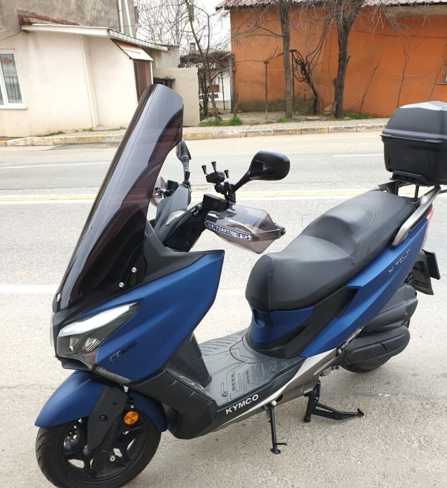 MOTOCAM Kymco Xtown CT 250 Ön Cam 2020-2026-2026 Model 83cm Siyah Renkli 4mm UZUN