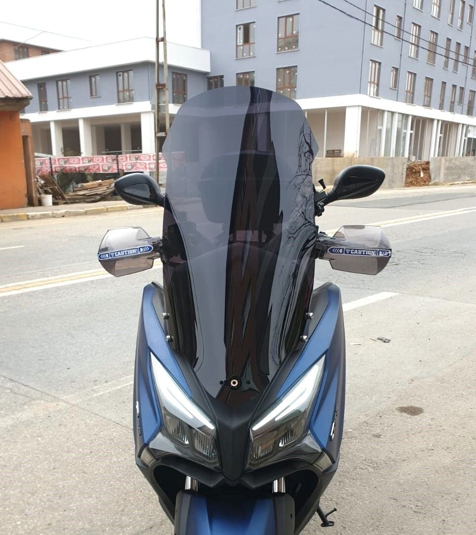 MOTOCAM Kymco Xtown CT 250 Ön Cam 2020-2026-2026 Model 83cm Siyah Renkli 4mm UZUN