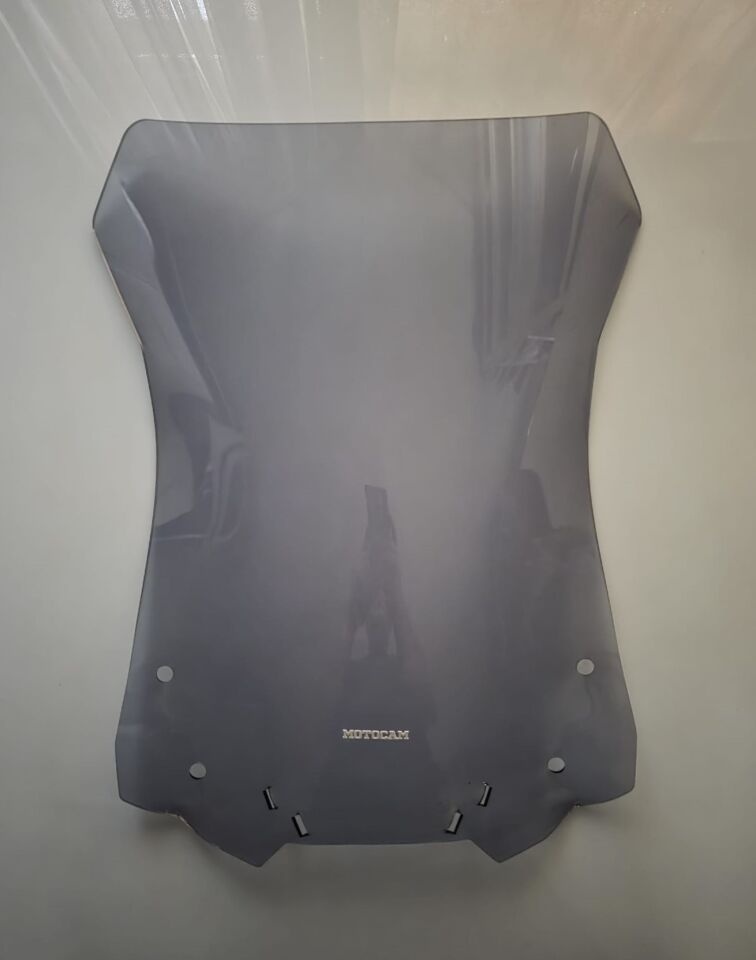 MOTOCAM Suzuki V-strom DL 650 Ön Cam 2017-2023 Model 52cm Füme Renkli 4mm Kapaklı