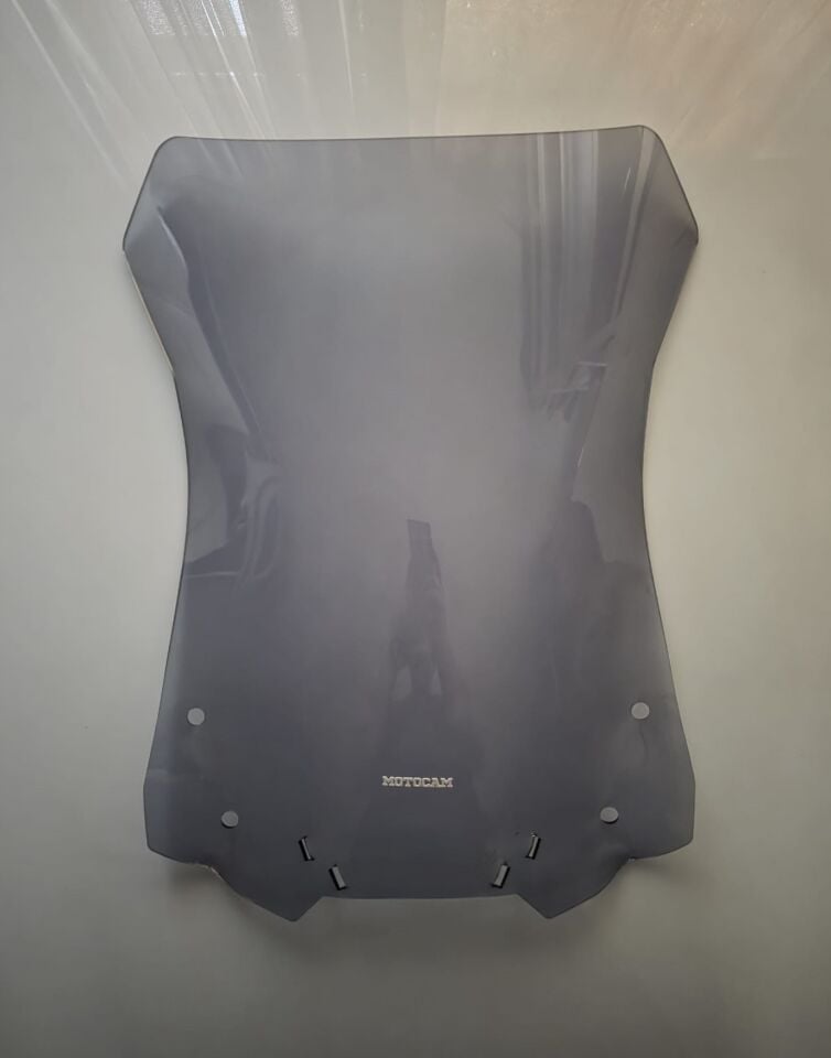 MOTOCAM Suzuki V-strom DL 650 Ön Cam 2017-2023 Model 52cm Füme Renkli 4mm Kapaklı