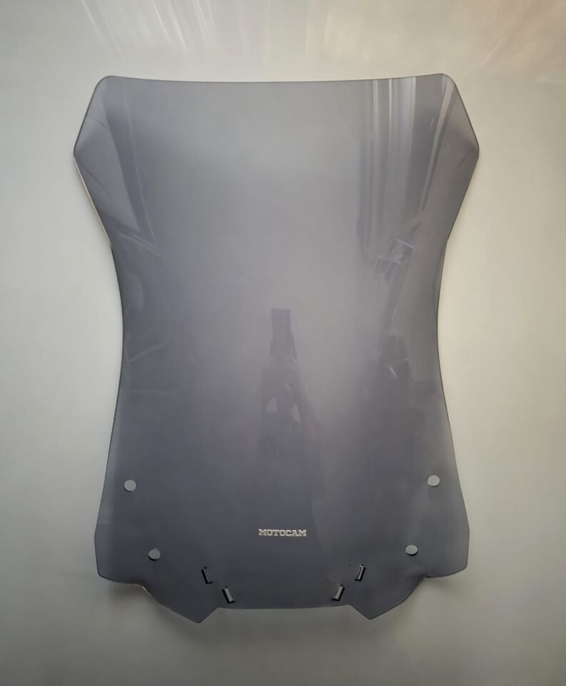 MOTOCAM Suzuki V-strom DL 650 Ön Cam 2017-2023 Model 52cm Füme Renkli 4mm Kapaklı