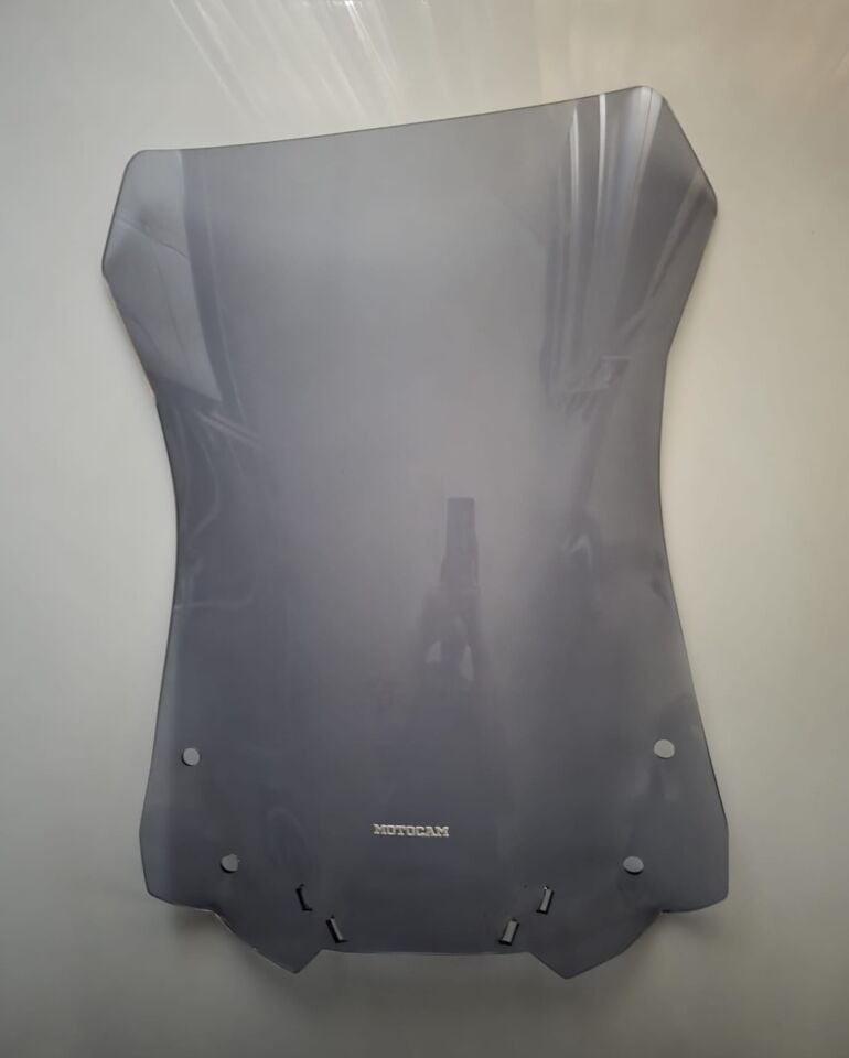 MOTOCAM Suzuki V-strom DL 650 Ön Cam 2017-2023 Model 52cm Füme Renkli 4mm Kapaklı