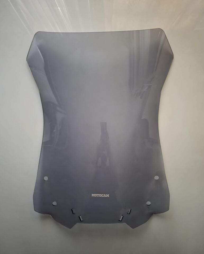 MOTOCAM Suzuki V-strom DL 650 Ön Cam 2017-2023 Model 52cm Füme Renkli 4mm Kapaklı