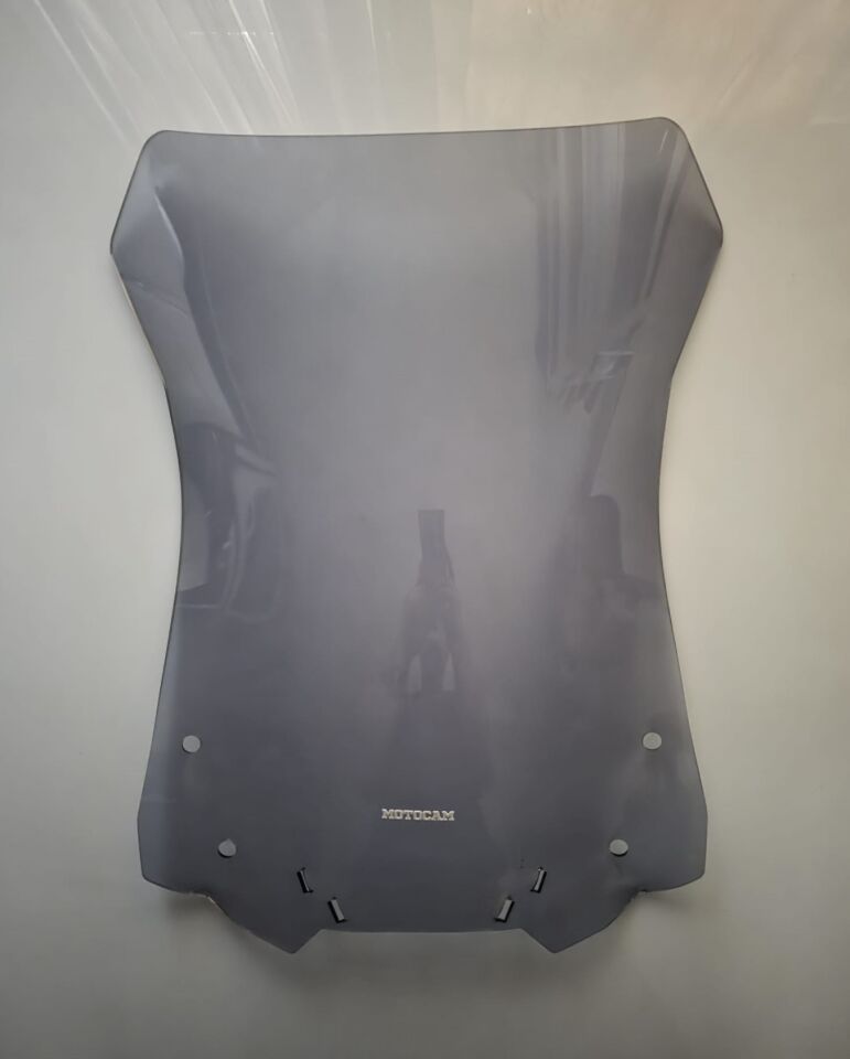 MOTOCAM Suzuki V-strom DL 650 Ön Cam 2017-2023 Model 52cm Füme Renkli 4mm Kapaklı
