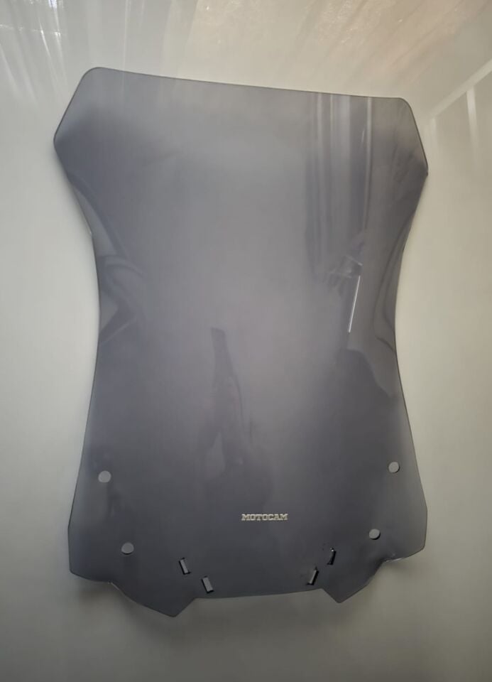 MOTOCAM Suzuki V-strom DL 650 Ön Cam 2017-2023 Model 52cm Füme Renkli 4mm Kapaklı