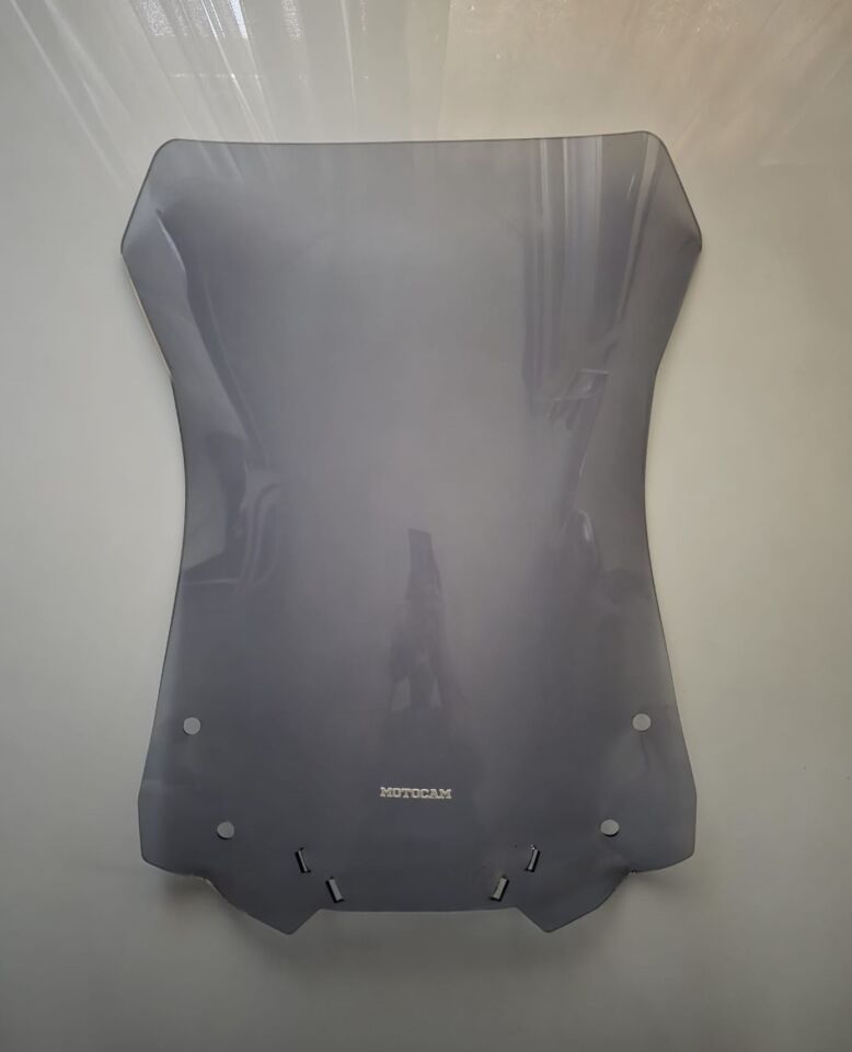 MOTOCAM Suzuki V-strom DL 650 Ön Cam 2017-2023 Model 52cm Füme Renkli 4mm Kapaklı