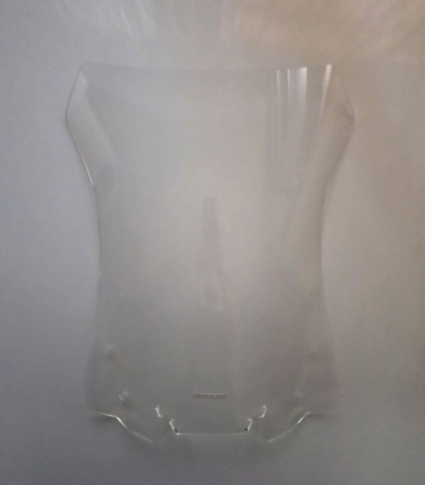 MOTOCAM Suzuki V-strom DL 650 Ön Cam 2017-2023 Model 52cm Şeffaf Renkli 4mm Kapaklı