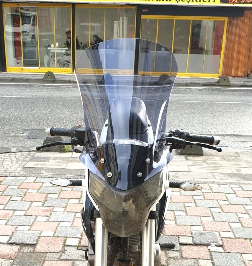 MOTOCAM Mondial 180 Z One S Ön Cam 58cm 2014-2022 Model Füme Renkli