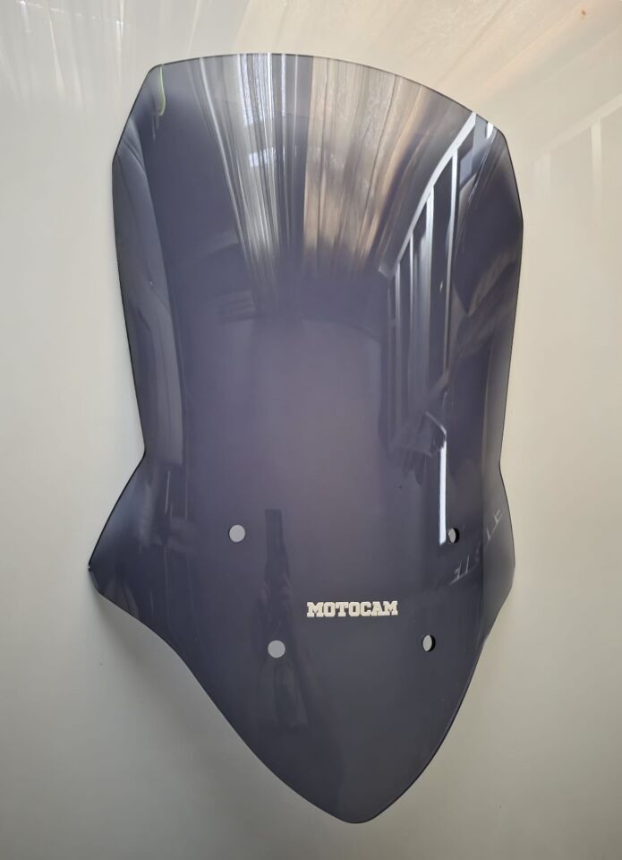 MOTOCAM Suzuki V-strom DL 650 XT Ön Cam 2012-2016 Model 61cm Füme Renkli 4mm