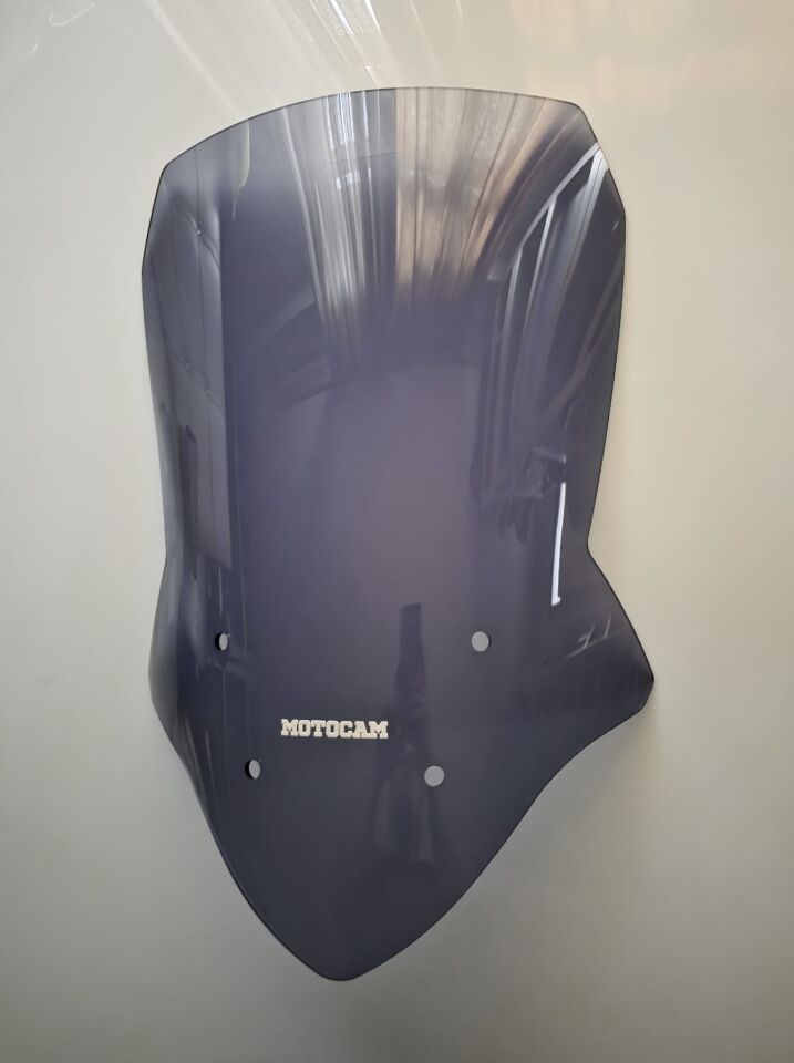 MOTOCAM Suzuki V-strom DL 650 XT Ön Cam 2012-2016 Model 61cm Füme Renkli 4mm