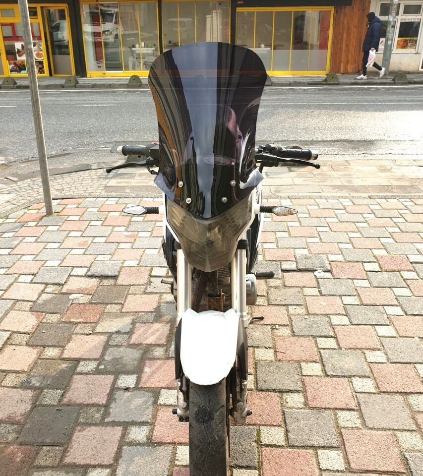 MOTOCAM Mondial 180 Z One S Ön Cam 58cm 2014-2022 Model Siyah Renkli