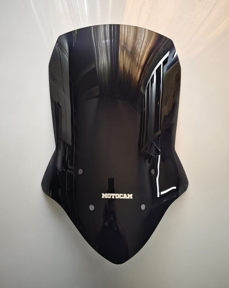 MOTOCAM Suzuki V-strom DL 650 XT Ön Cam 2012-2016 Model 61cm Siyah Renkli 4mm