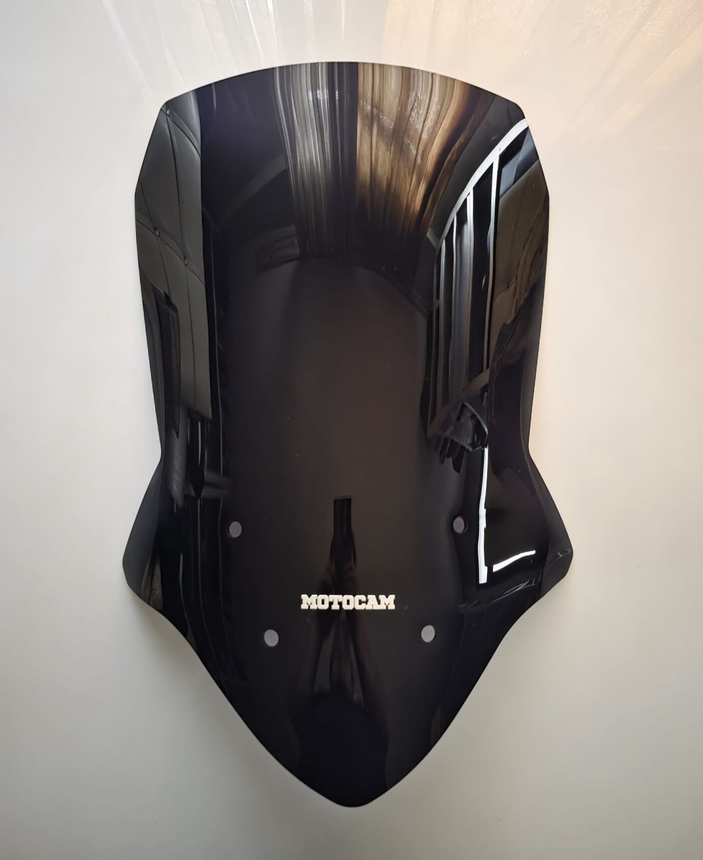 MOTOCAM Suzuki V-strom DL 650 XT Ön Cam 2012-2016 Model 61cm Siyah Renkli 4mm