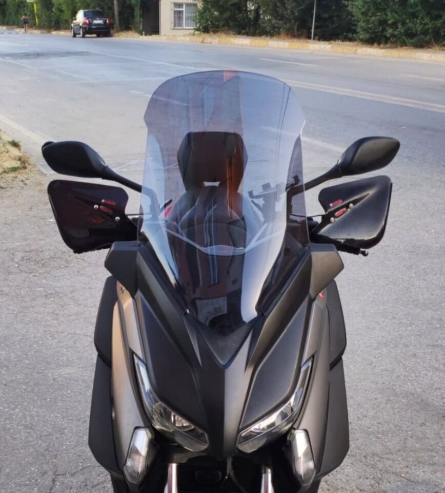 MOTOCAM Yamaha Xmax Ön Cam 2014-2017 Model 58cm Füme Renkli 4mm