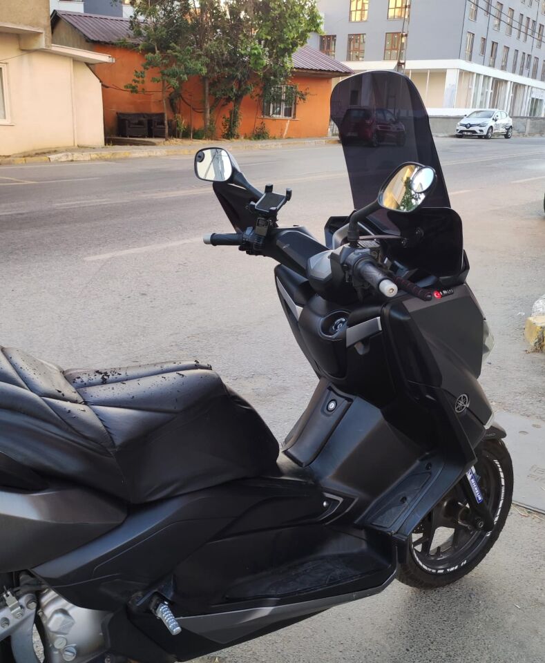 MOTOCAM Yamaha Xmax Ön Cam 2014-2017 Model 58cm Siyah Renkli 4mm