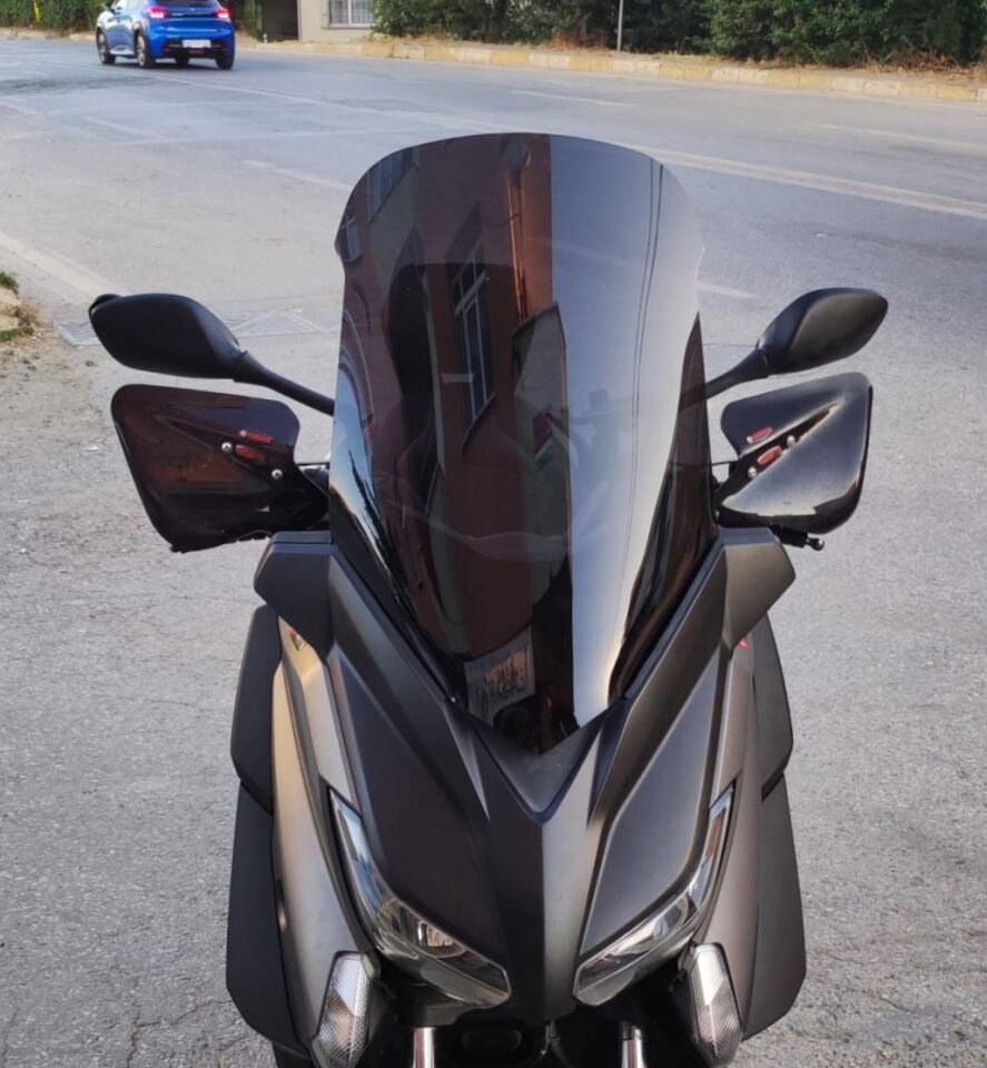 MOTOCAM Yamaha Xmax Ön Cam 2014-2017 Model 58cm Siyah Renkli 4mm