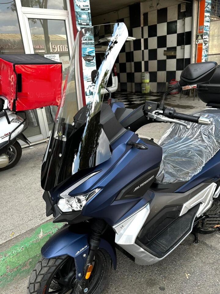 MOTOCAM RKS Blade 350 Ön Cam 2023-2026 Model 65cm Şeffaf Renkli 4mm ORTA BOYLU