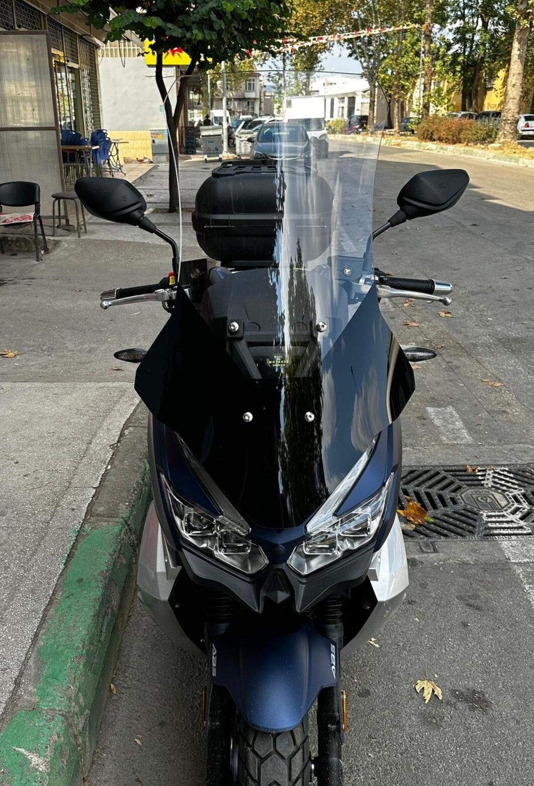 MOTOCAM RKS Blade 350 Ön Cam 2023-2026 Model 65cm Şeffaf Renkli 4mm ORTA BOYLU