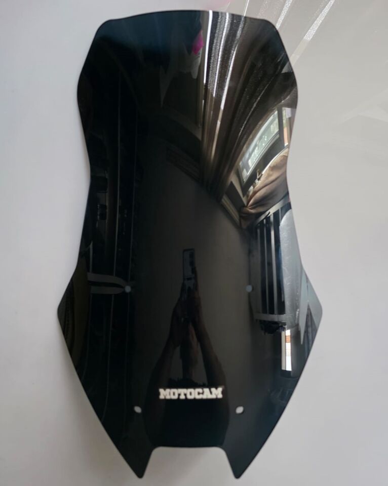 MOTOCAM Mondial Ressivo 250 Ön Cam 2023-2026 Model 57cm Siyah Renkli 4mm