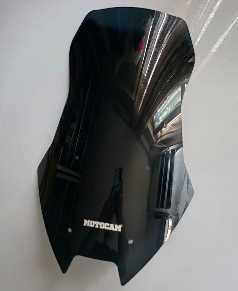 MOTOCAM Mondial Ressivo 250 Ön Cam 2023-2026 Model 57cm Siyah Renkli 4mm