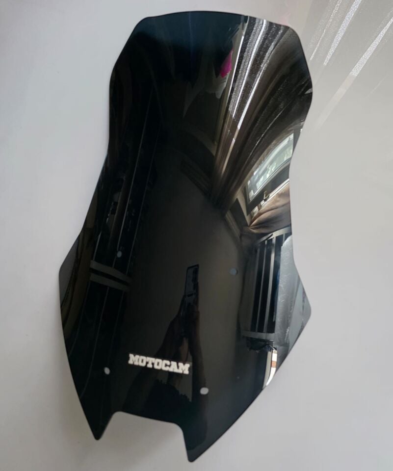 MOTOCAM Mondial Ressivo 250 Ön Cam 2023-2026 Model 57cm Siyah Renkli 4mm