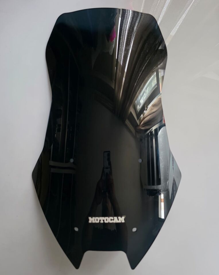 MOTOCAM Mondial Ressivo 250 Ön Cam 2023-2026 Model 57cm Siyah Renkli 4mm