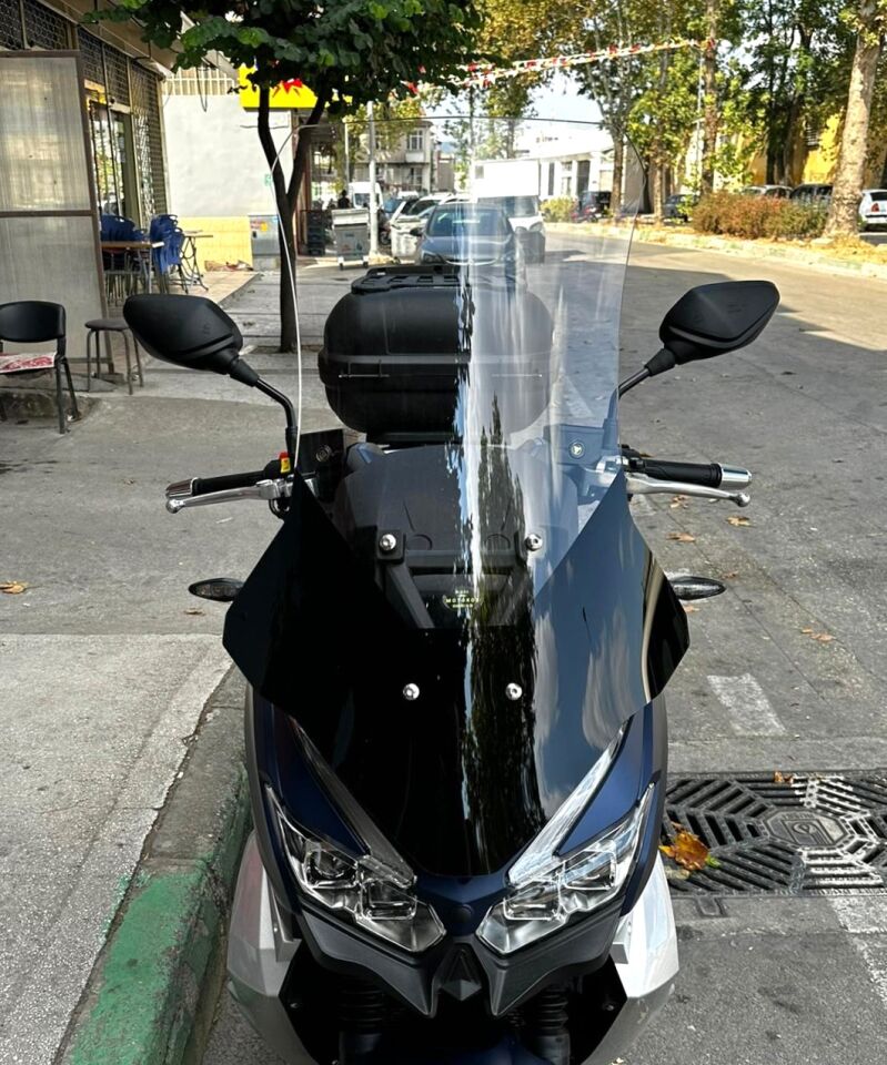 MOTOCAM RKS Blade 350 Ön Cam 2023-2026 Model 75cm Şeffaf Renkli 4mm UZUN