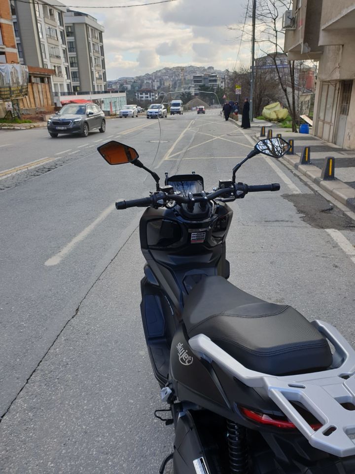 Skyjet Rivero 125 Ön Cam 2025 Model 57 CM - Şeffaf Renkli