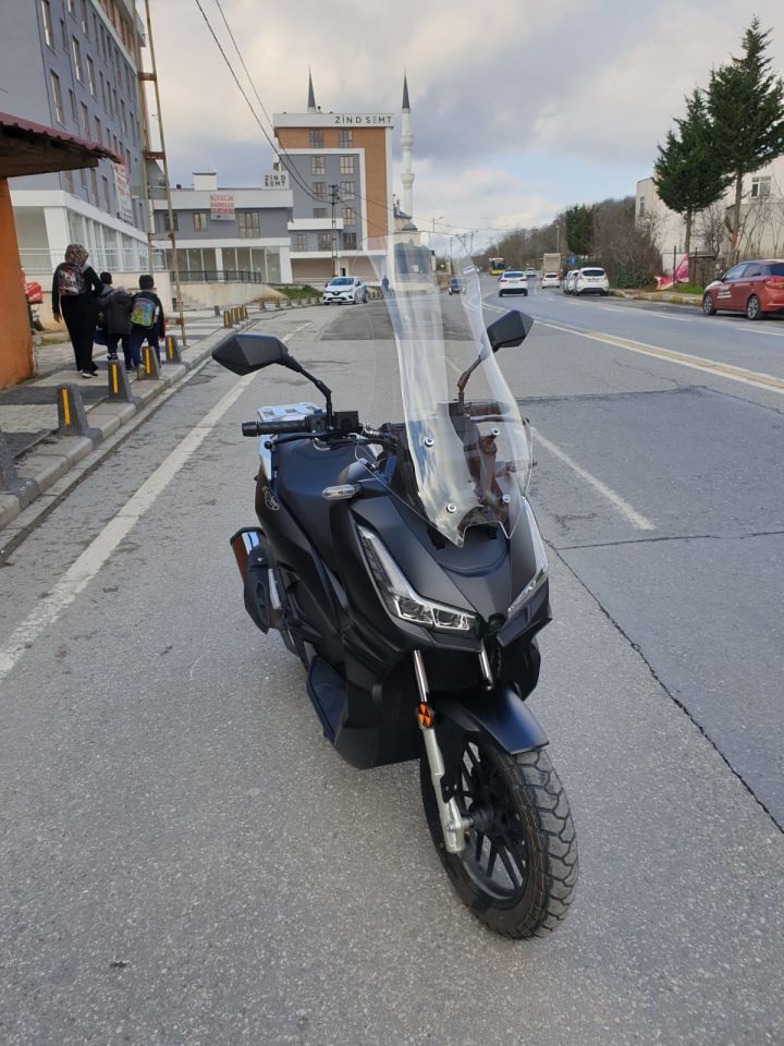 Skyjet Rivero 125 Ön Cam 2025 Model 57 CM - Şeffaf Renkli
