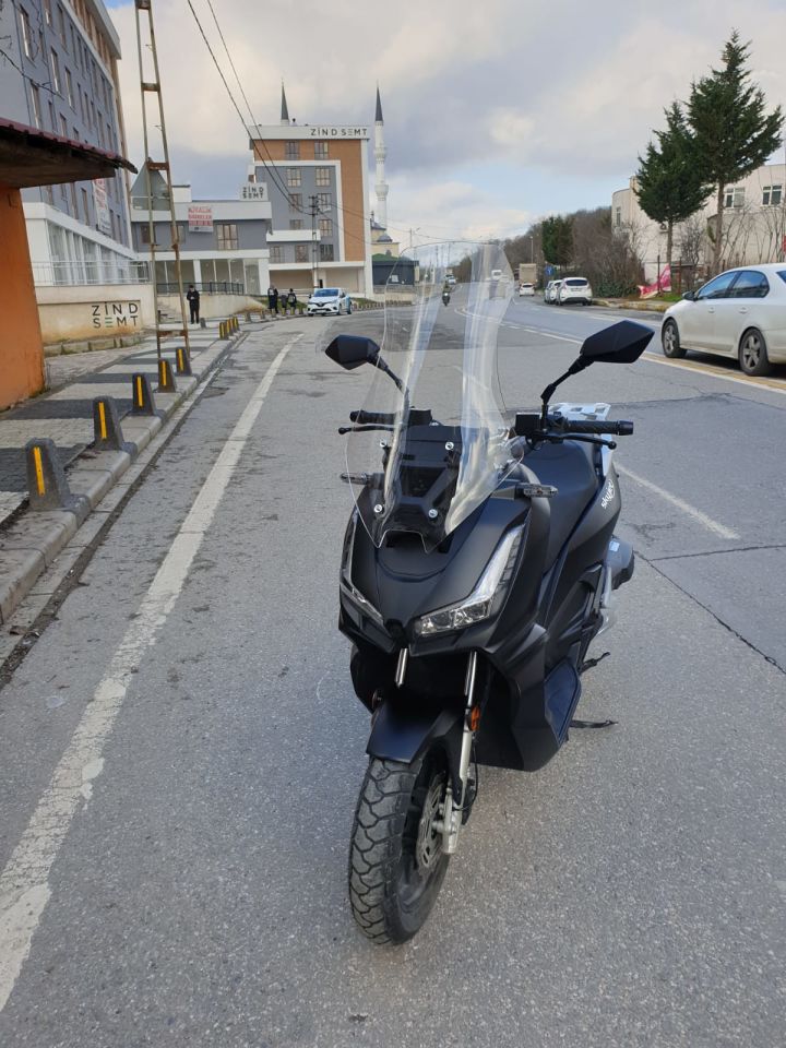 Skyjet Rivero 125 Ön Cam 2025 Model 57 CM - Şeffaf Renkli