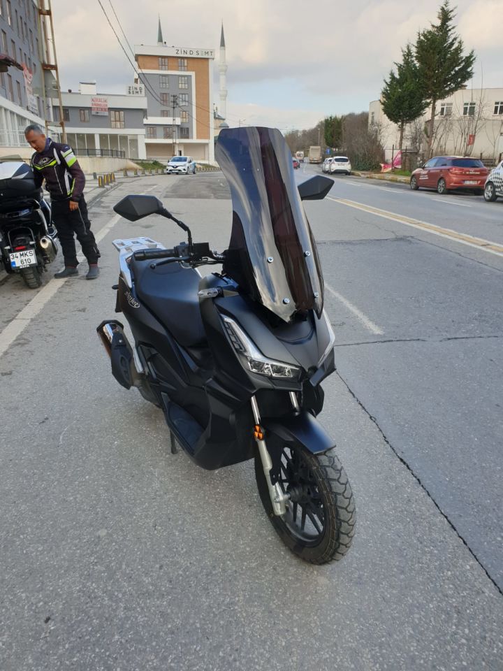 Skyjet Rivero 125 Ön Cam 2025 Model 57 CM - Siyah Renkli