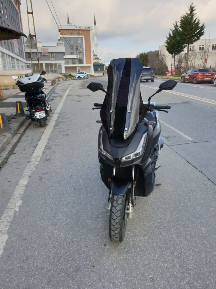 Skyjet Rivero 125 Ön Cam 2025 Model 57 CM - Siyah Renkli