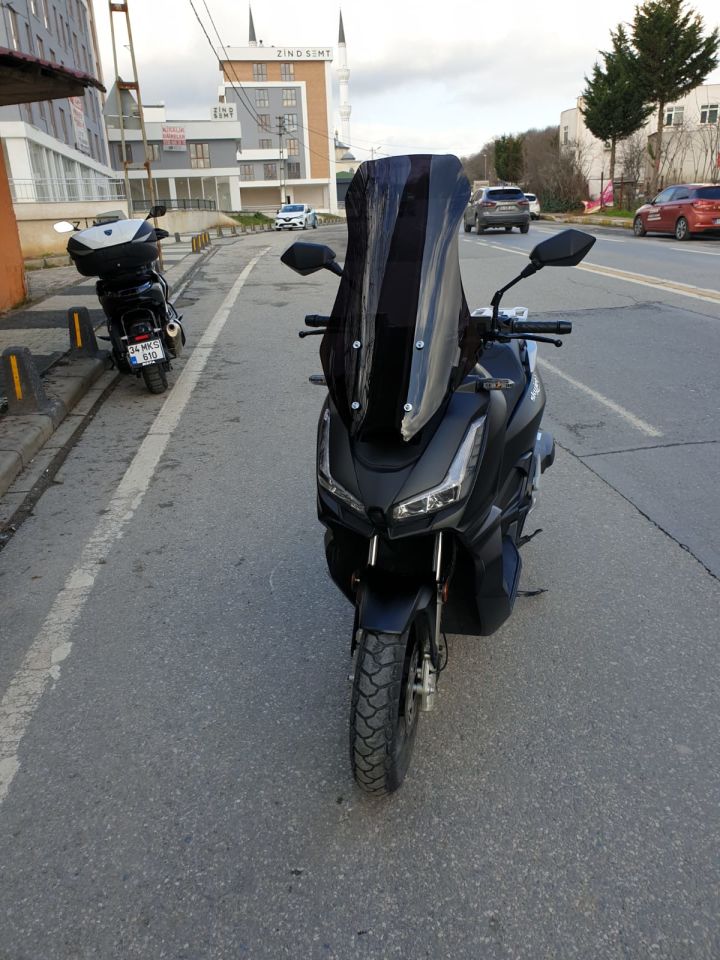Skyjet Rivero 125 Ön Cam 2025 Model 57 CM - Siyah Renkli