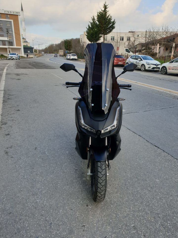 Skyjet Rivero 125 Ön Cam 2025 Model 57 CM - Siyah Renkli