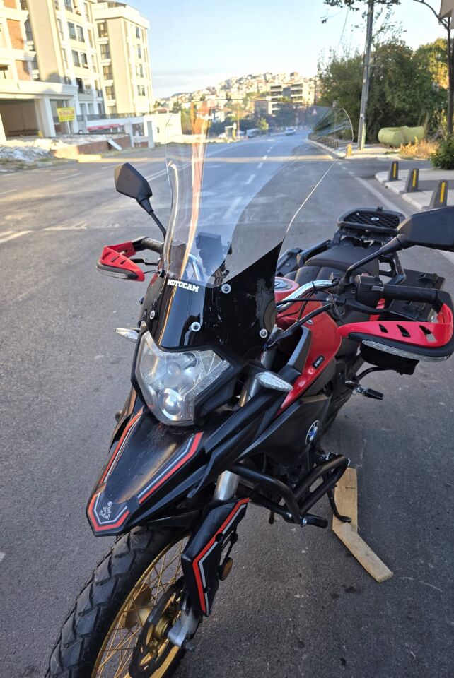 MOTOCAM Mondial Rx3 İ Evo Ön Cam 2015-2022 Model 52cm Şeffaf Renkli 4mm UZUN