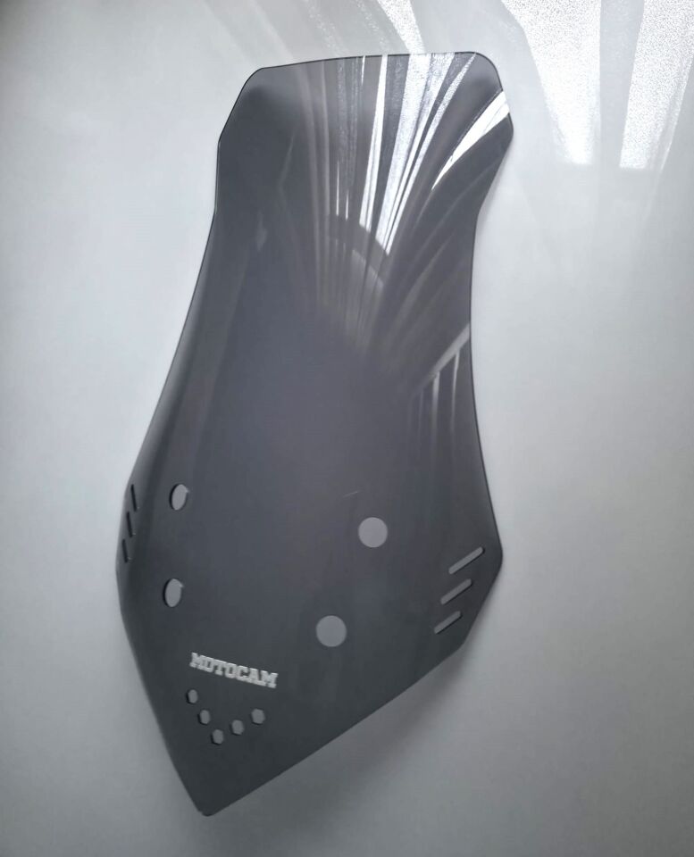 MOTOCAM Mondial Strada 125 Ön Cam 2023-2026 Model 65cm Füme Renkli 4mm