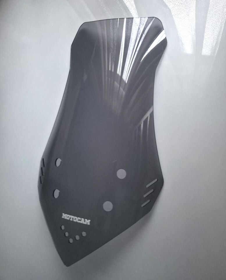 MOTOCAM Mondial Strada 125 Ön Cam 2023-2026 Model 65cm Füme Renkli 4mm