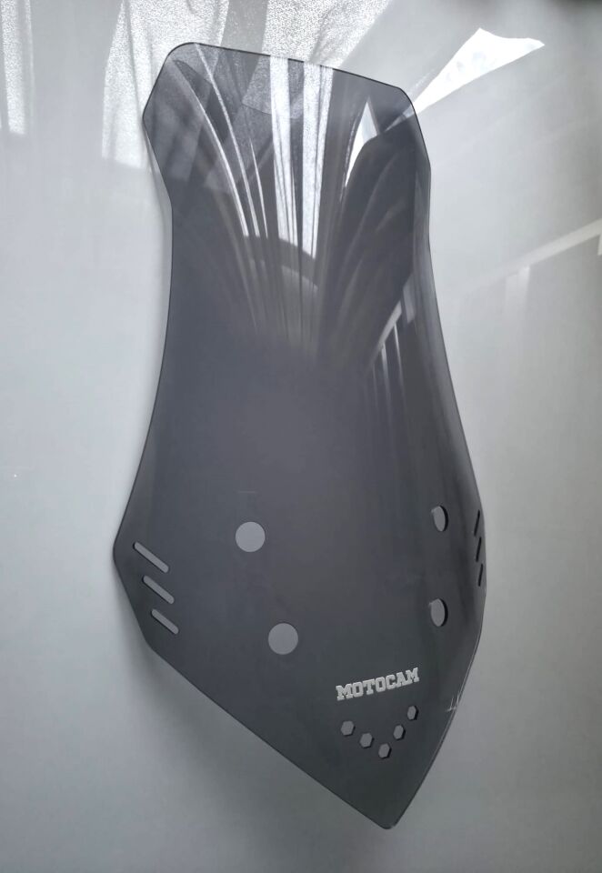 MOTOCAM Mondial Strada 125 Ön Cam 2023-2026 Model 65cm Füme Renkli 4mm